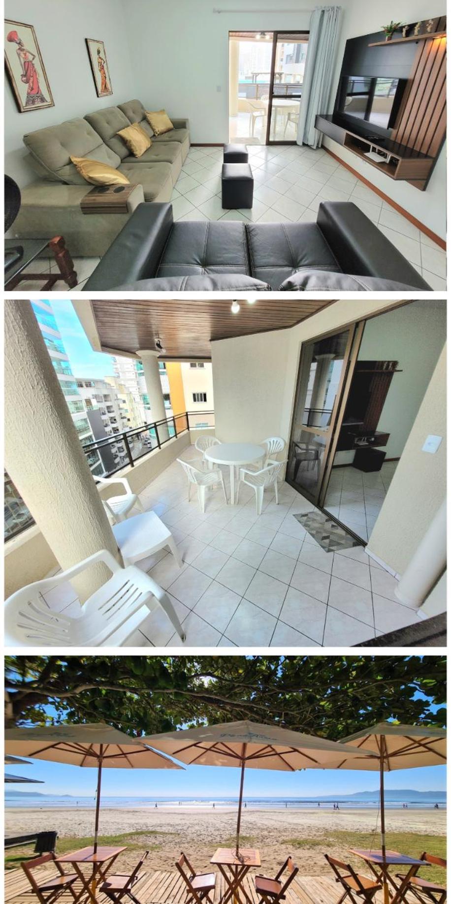Apartamento 200 Metros Da Praia 03 Quartos Com Ar Condicionado - Meia Praia - Itapema Eksteriør billede